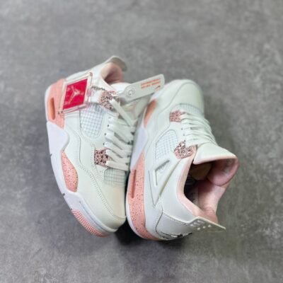 Air Jordan 4 White Peach Powder