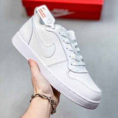 Nike Court Borough Low “Triple White”