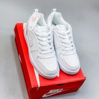 Nike Court Borough Low “Triple White”